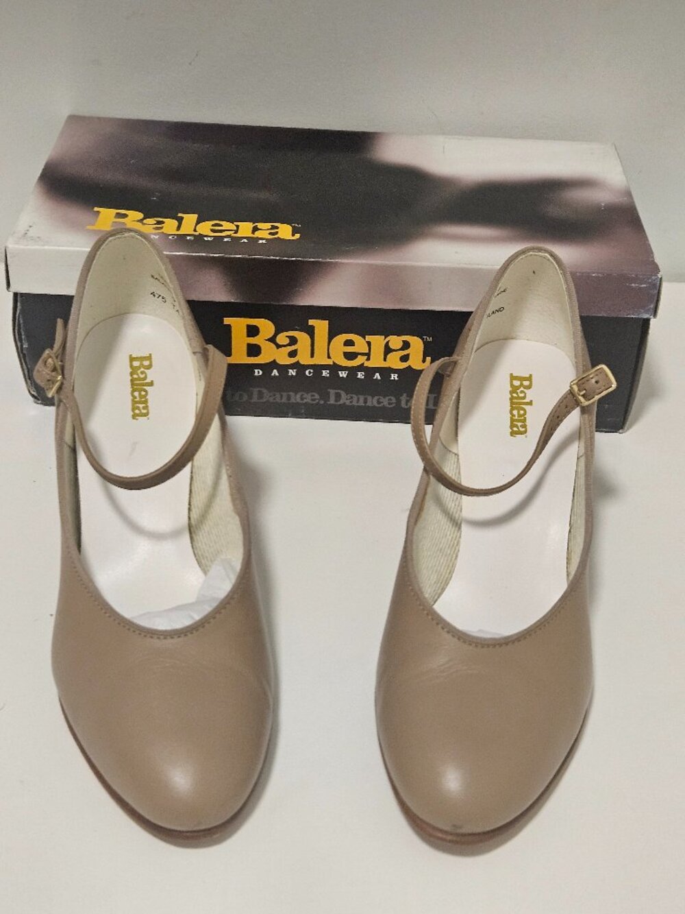 Balera tan dance shoes, 9.5M